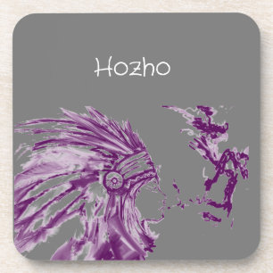 Dessous de verre de paix tribaux indiens