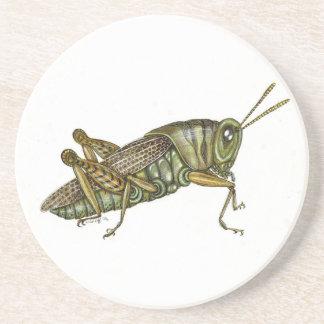 Dessous de verre de papier Grasshopper vert