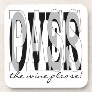 Dessous de verre de Pâques "Passez le vin s'il vou
