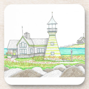 Dessous de verre de phare de Stripe