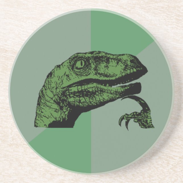 Dessous de verre de Philosoraptor (Devant)