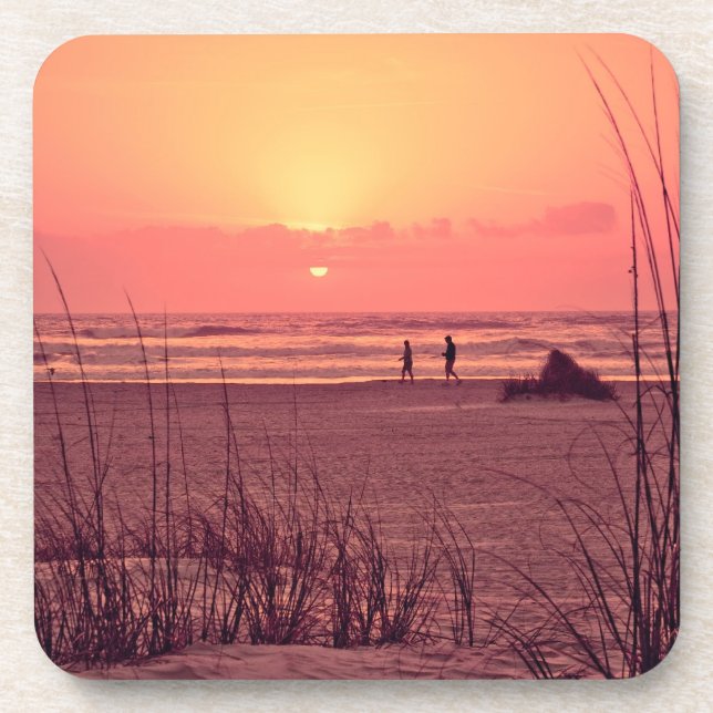 Dessous de verre de photographie Sunrise Beach (Devant)