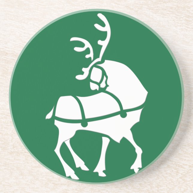 Dessous de verre de rennes Dessous de verre de Noë (Devant)