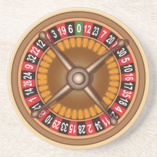 Dessous de verre de roue de roulette