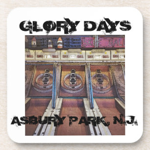 Dessous de verre de Skeeball de New Jersey de parc