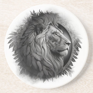 Dessous de verre de tête de Lions