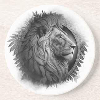 Dessous de verre de tête de Lions
