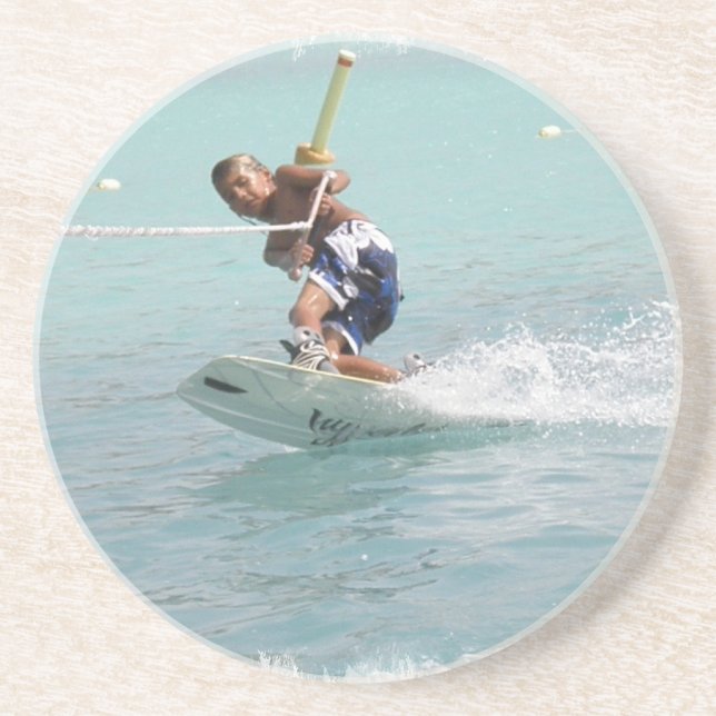 Dessous de verre de tour de Wakeboarding (Devant)