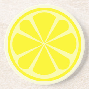 Dessous de verre de tranche de citron