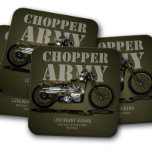 Dessous de verre de vélos de l'armée | Ensemble de<br><div class="desc">Dessous de verre de vélos de l'armée | Ensemble de Dessous de verre de moto - #moto,  #mocyclecoasters,  #vert,  #white,  #mocyclecorckcoaster,  #bikerdrinkcoaster,  #bikercoaster,  #mobikecoaster,  #bikers,  #biker,  #custombike,  #customchopper</div>