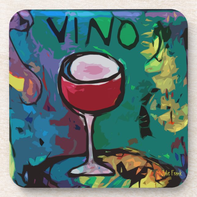 Dessous de verre de vin de VIN (Devant)
