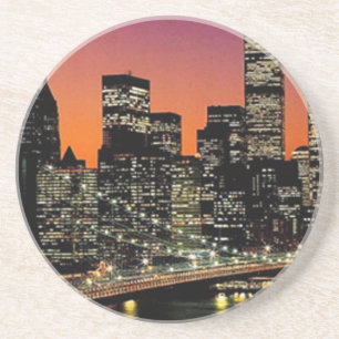 Dessous de verre de vision de ville