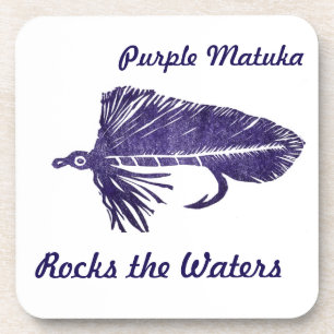 dessous de verre de vol "Purple Matuka"