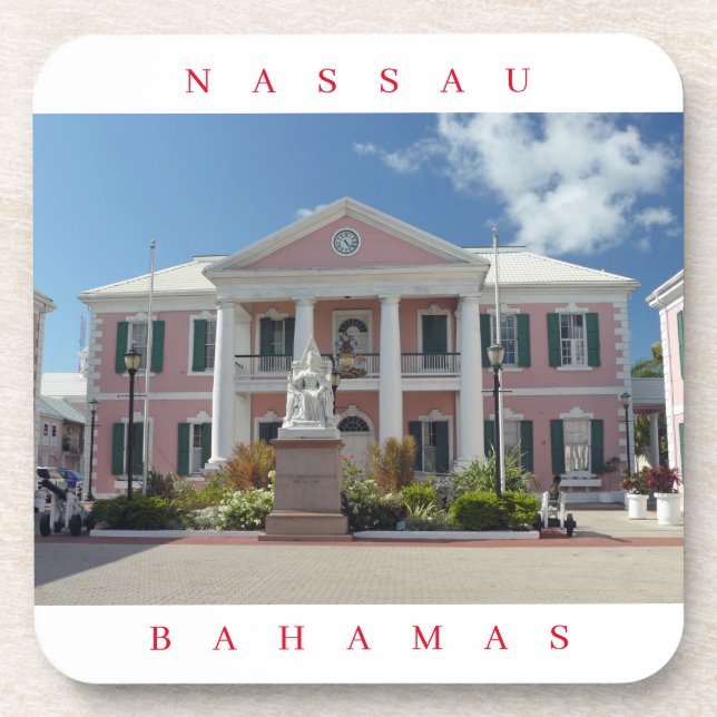 Dessous de verre de vue du Parlement des Bahamas (Devant)