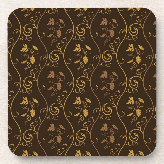 Dessous-de-verre Décor de raisins (Devant)