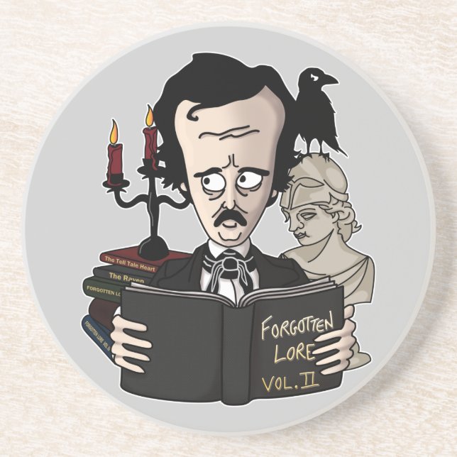Dessous de verre d'Edgar Allan Poe (Devant)