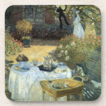 Dessous-de-verre Déjeuner de Claude Monet, impressionnisme Vintage<br><div class="desc">Le Luncheon (1876) de Claude Monet est un tableau vintage de la nature aux beaux-arts de l'impressionnisme qui présente un déjeuner pique-nique de printemps dans le jardin avec thé de l'après-midi. Un enfant joue tranquillement sur le sol avec des jouets. À propos de l'artiste : Claude Monet (1840-1926) est un...</div>