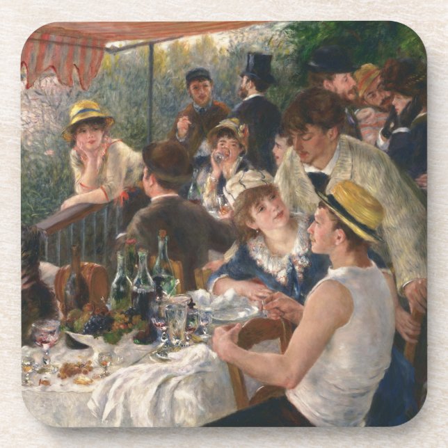 Dessous-de-verre Déjeuner de la fête nautique - Auguste Renoir (Devant)