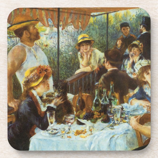 Dessous-de-verre Déjeuner de la fête nautique par Pierre Renoir (Devant)