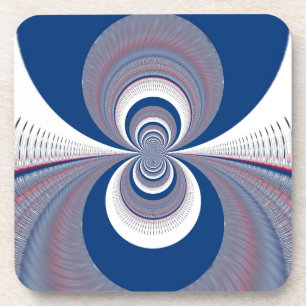 Dessous-de-verre Demi bleu