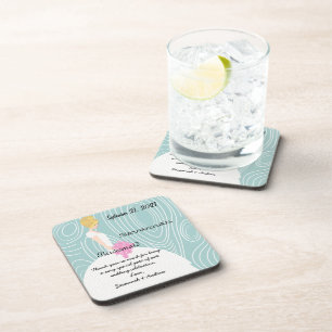 Dessous de verre Demoiselle d'honneur Blonde Motif