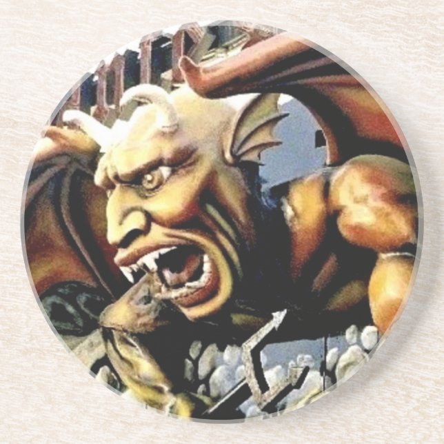 Dessous de verre démon de l'Enferno Spookhouse Dan (Devant)