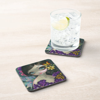 Dessous de verre "d'enchantement d'iris"