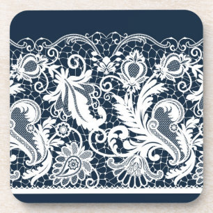 Dessous-de-verre Dentelle blanche 2
