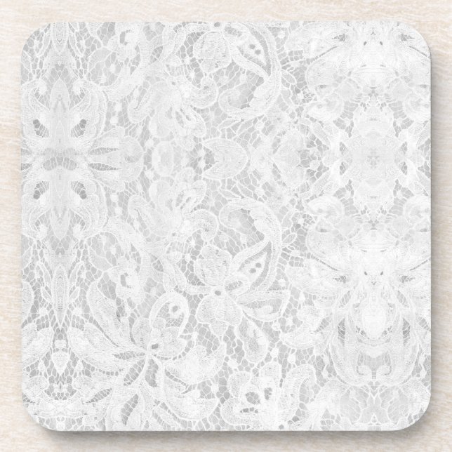 Dessous-de-verre Dentelle de blanc de Falln (Devant)