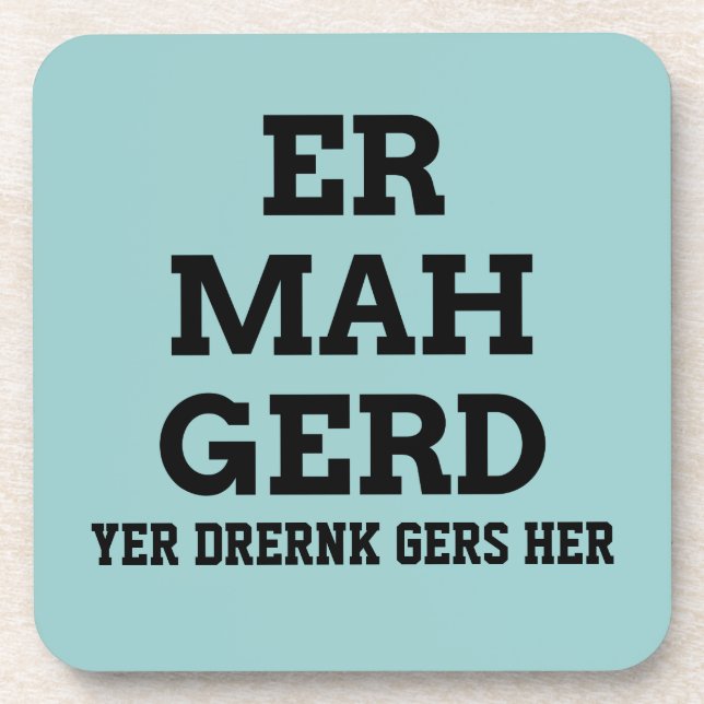 Dessous de verre d'Ermahgerd (Devant)