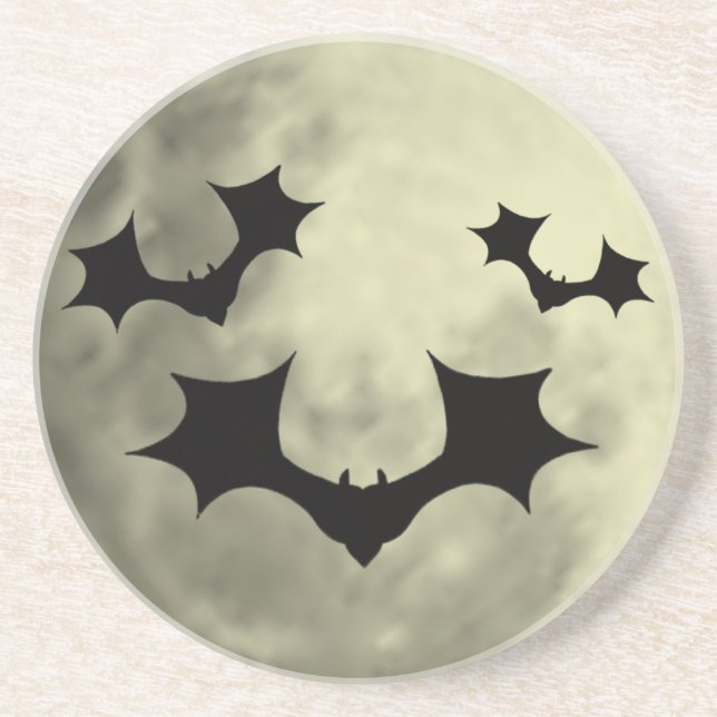 Dessous de verre des chauves-souris volantes (Devant)