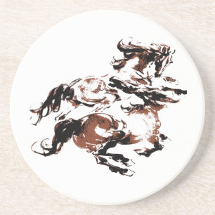 Dessous de verre des Chevaux sauvages