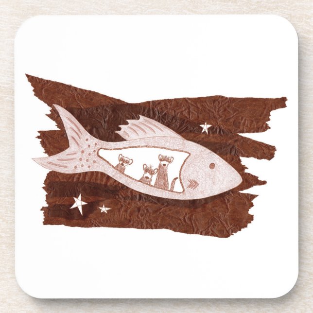 Dessous de verre des furets spatiaux (Devant)