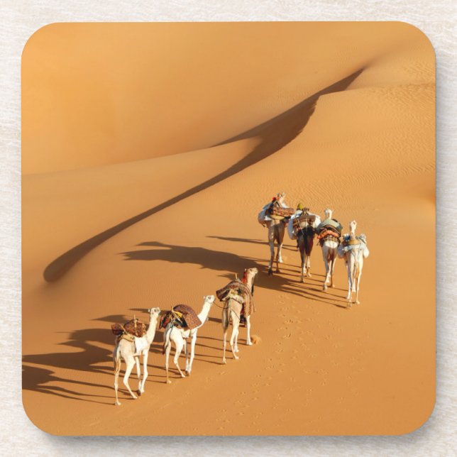 Dessous-de-verre Deserts | Tuareg Walk with Camels (Devant)