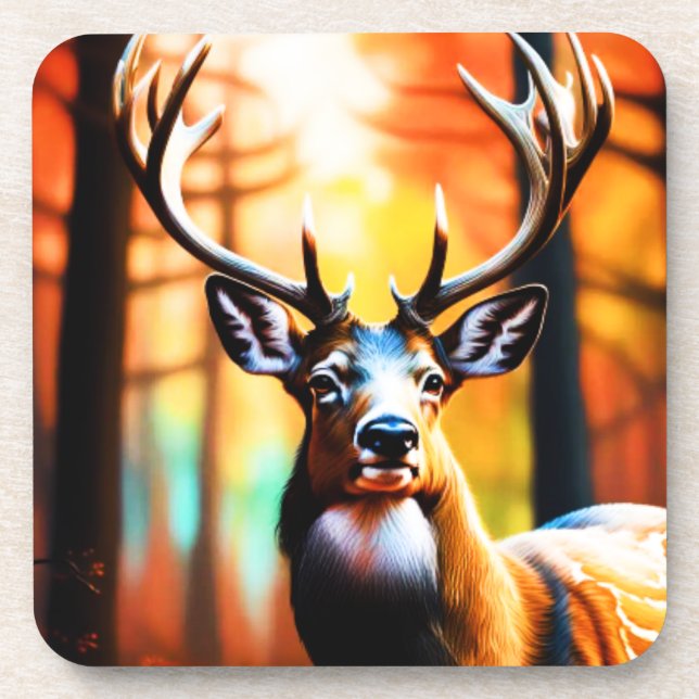 Dessous-de-verre Design de cerfs (Devant)