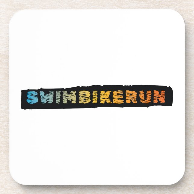 Dessous-de-verre Design de triathlon (Devant)