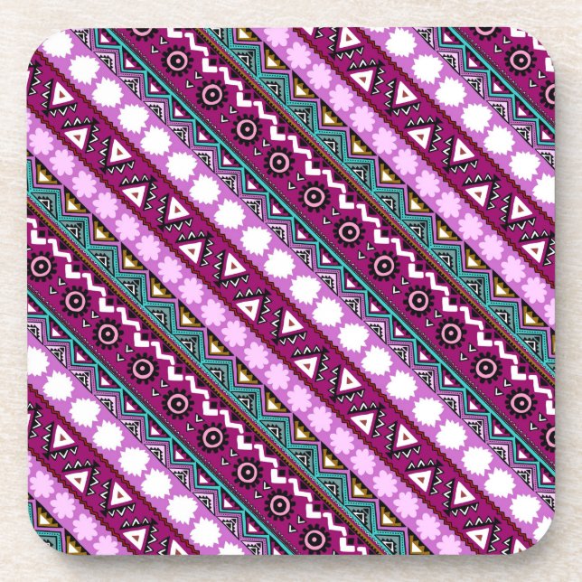 Dessous-de-verre Design motif coloré (Devant)