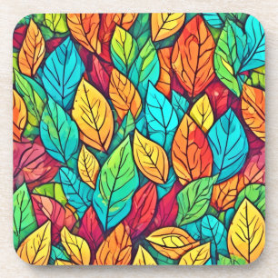 Dessous-de-verre Dessin animé Art Feuille