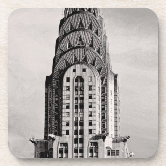 Dessous-de-verre Dessus de Chrysler construisant NYC - B&W