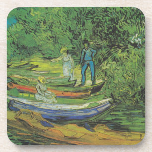 Dessous-de-verre Destin de lac boat de nature de Van Gogh