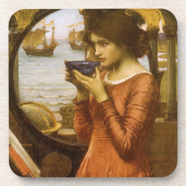 Dessous-de-verre Destin par John William Waterhouse (Devant)