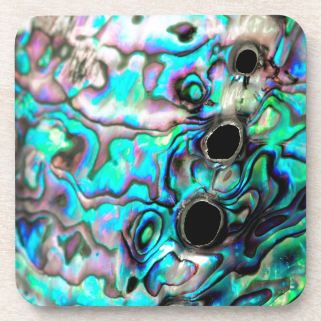 Dessous-de-verre Détail de la nature des coquillages (Devant)