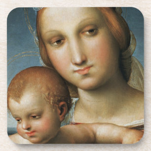 Dessous-de-verre Détail de <Virgin and Child> Attribué à Rapha