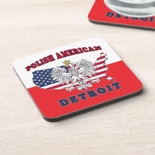 Dessous-de-verre Detroit Michigan polonais