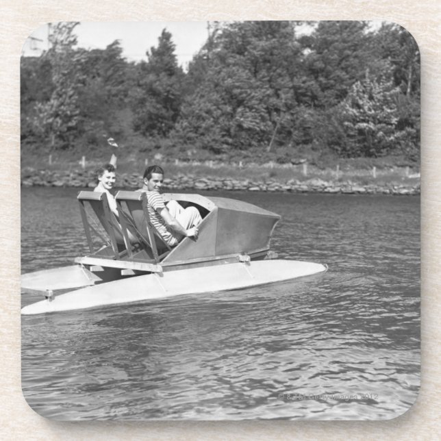 Dessous-de-verre Deux hommes (Devant)