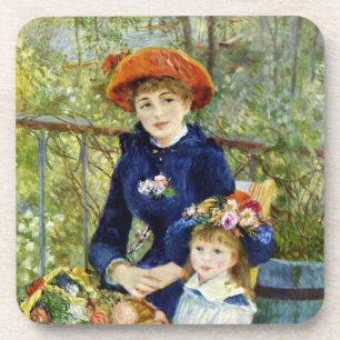 Dessous-de-verre Deux Sœurs (Sur la Terrasse) de Pierre Renoir