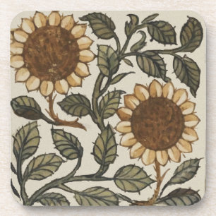 Dessous-de-verre Deux tournesols