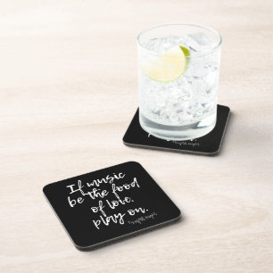 DESSOUS-DE-VERRE DEUXIÈME NUIT SHAKESPEARE MUSIQUE LOVE PLAY