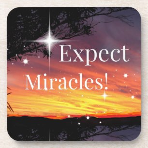 Dessous-de-verre Devinez la citation Inspirationnelle Miracles Spar