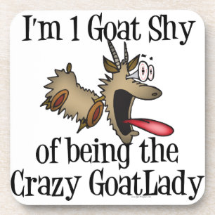 Dessous-de-verre Dingue Goat Lady GetYerGoat